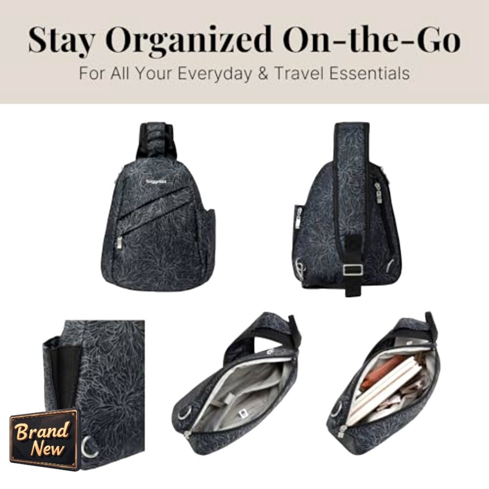 Polyester Sling Backpack with Adjustable Strap, R… - image 6